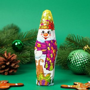 Фигурка кондитерская шоколадная «Новогодний Снеговик», 40 г