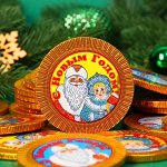 Новый год. Шоколадная фигурка Медаль &quot;Новый год&quot;, МИКС, 30 г