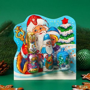 Кондитерское изделие Новогодний набор "Дед мороз и кролик", 51 г