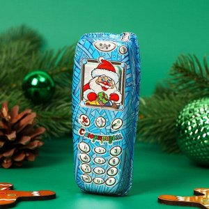 Шоколадная фигурка новогодняя "Мобильный телефон", МИКС, 60 г