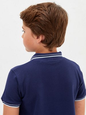 Рубашка-поло для мальчика , темно-синий