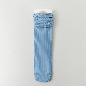 Женские однотонные носки размер 35-40 серо-голубые