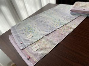 IMABARI towel candy flower - набор из 4х полотенец для лица