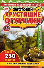 Заготовки. Хрустящие огурчики 01/23 132стр.,130х200х6мм, Мягкая обложка
