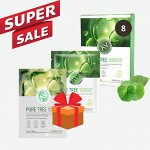 Enough Успокаивающая маска для лица с экстрактом чайного дерева Pure Tree Balancing Pro Calming Mask, 25 гр