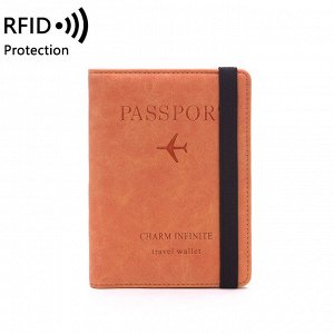 Обложка для паспорта, для документов, дорожный чехол, RFID