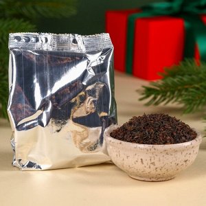 Подарочный набор «Чудеса рядом»: чай чёрный со вкусом шоколада 50 г., арахис в шоколаде 100 г., ананас в шоколаде 100 г., крем-мёд с хлопком 120 г.