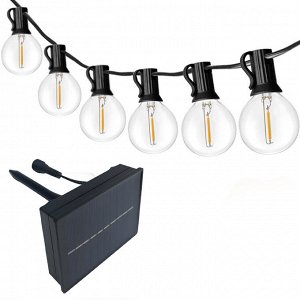 Гирлянда на солнечной батарее "Лампочки" Innovative LED Lighting / 20 лампочек, 10 м