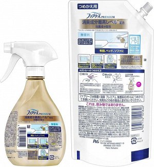 FABRYS W Premium - премиальный спрей для дезодорации одежды и тканей, релиф и основной блок, без запаха