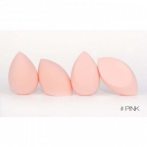 Набор спонжей O.TWO.O Flawless Memory Beauty Blendes Set 4 шт. (Розовый)