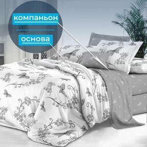 Комплект постельного белья 1,5-спальный, сатин "Престиж" (Антонэлла)