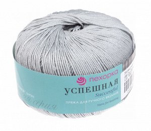 Пряжа Пехорка "Успешная" цвет №08 Св. серый