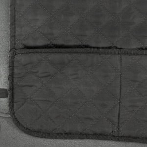 Накидка-незапинайка на спинку сиденья Cartage, оксфорд, два кармана, 60 х 40 см, черный