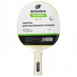 Ракетка для настольного тенниса BOSHIKA Training, 1 звезда