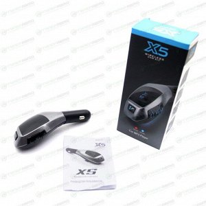 FM-трансмиттер (модулятор) Wareless Car Kit, 12/24В, USB / microSD, Bluetooth, 87.5–108Мгц, поддержка MP3 / WMA, арт. X5
