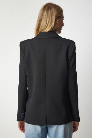 Женский черный классический пиджак TO00078