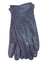 Женские перчатки из натуральной кожи, цвет графит