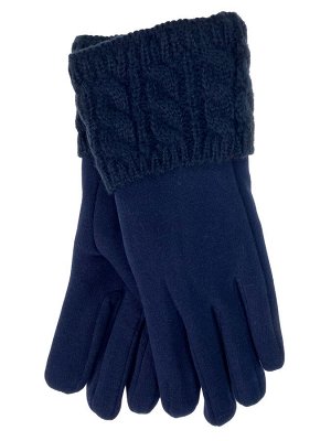 Утепленные женские перчатки, цвет синий