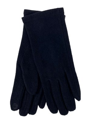 Женские демисезонные перчатки из хлопка, цвет черный