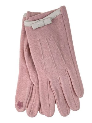 Женские демисезонные перчатки из хлопка, цвет розовый