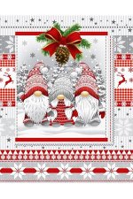 Полотенце кухонное вафельное &quot;Новогодний гном&quot; 2