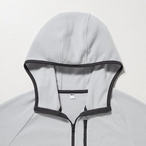 UNIQLO - легкая куртка из флиса на молнии - 09 BLACK
