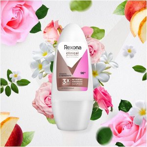 Рексона Дезодорант ролик 50мл CLINICAL PROTECTION Сухость и уверенность женский, Rexona