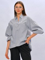 4-12-011-4 блузка &quot;Эль&quot; серый