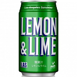 TOMINAGA Напиток газированный Kobe Kyoryuchi LAS Lemon&Lime лимон-лайм 350мл