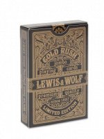 Карты игральные 54 шт Lewis &amp; Wolf Gold Rush (poker size index jumbo, 63*88 мм) 3829