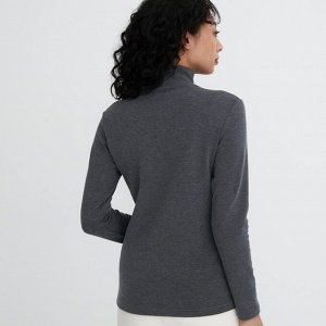 UNIQLO Heattech - ультра теплая кофта с высоким воротником - 08 DARK ...