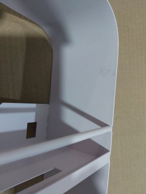 Полка-органайзер трехуровневая для ванной комнаты В09-01-2 белый 50 Уценка