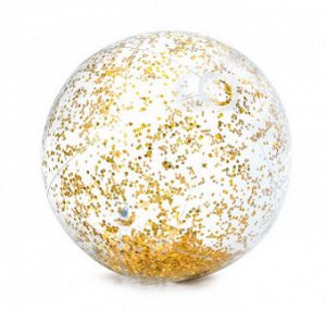 Мяч пляжный 51 см Прозрачный блеск от 3 лет 58070