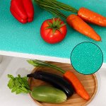 Коврик в холодильник Доляна, 30x50 см, поролон, цвет зелёный