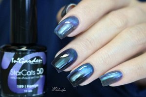 Ingarden Гель-лак "Кошачий глаз 5Д" № 189 "StarCats 5D" (Нептун) 11мл.