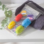 Колпачки для зубных щеток 4шт &quot;Clips Brush&quot;, цвет МИКС 9099673