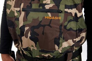 Вейдерсы HIGASHI Waterskin Camo pvc w/felt boot