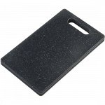 MARBLE Доска разделочная 25x15x0,9см, цв.антрацит/гранит 1022408037 ВЭД