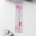 Крючок для вязания, с тефлоновым покрытием, d = 2,5 мм, 15 см