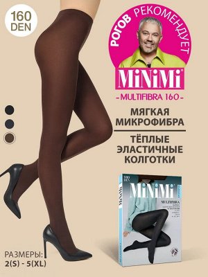 MINIMI MULTIFIBRA 160 колготки женские плотные из микрофибры с комфортным поясом