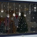 Рождественские наклейки на окна