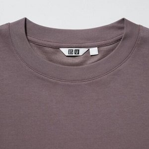 UNIQLO AIRism - легкая футболка оверсайз - 09 BLACK