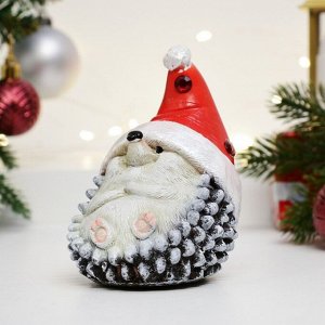 Фигурка полистоун «Ёжик новогодний», 11x7x9 см