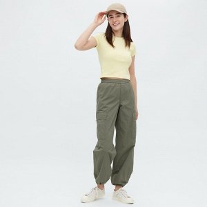 UNIQLO - легкие брюки-карго (длина 74-76 см) - 56 OLIVE