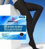 Кжх788 Колготки  микроф. с флисом 600 DEN  &quot;Hobby Line&quot; (80% полиэстер 10% акрил 10% эл)