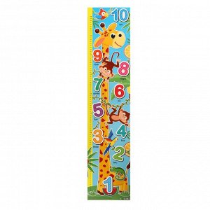 Ростометр "Жираф" обезьянки, 99х22,5 см