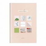 Ежедневник недатированный А5, 136л., 7БЦ OfficeSpace &quot;Моноколор. Art of minimalism&quot;, матовая ламинац