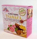 Омолаживающее мыло для лица и тела с Танакой, Коллагеном, Медом и ароматом Розы