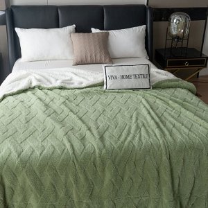 Плед Fluffy 200*230 бамбуковая микрофибра FL013