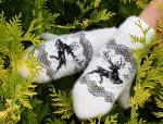Варежки валяные женские (длина всей варежки 24-26 см)
